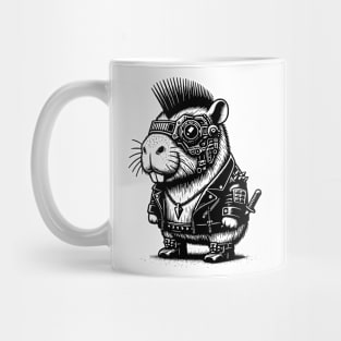 Gothic Punk Capybara Mug